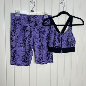 Lularoe Driven Biker Shorts with Pocket